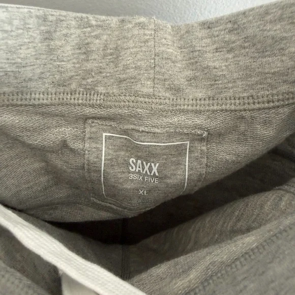 SAXX 3Six Five Lounge Pants in Ash Grey Heather  Size XL NWT - Picture 4 of 5